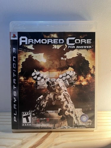 Ubisoft Armored Core: For Answer PlayStation 3 Manual DualShock 3 Compatible