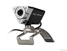 Aluratek Full HD Video Conferencing Camera - Black - Color - 2 Megapixel AWC01F