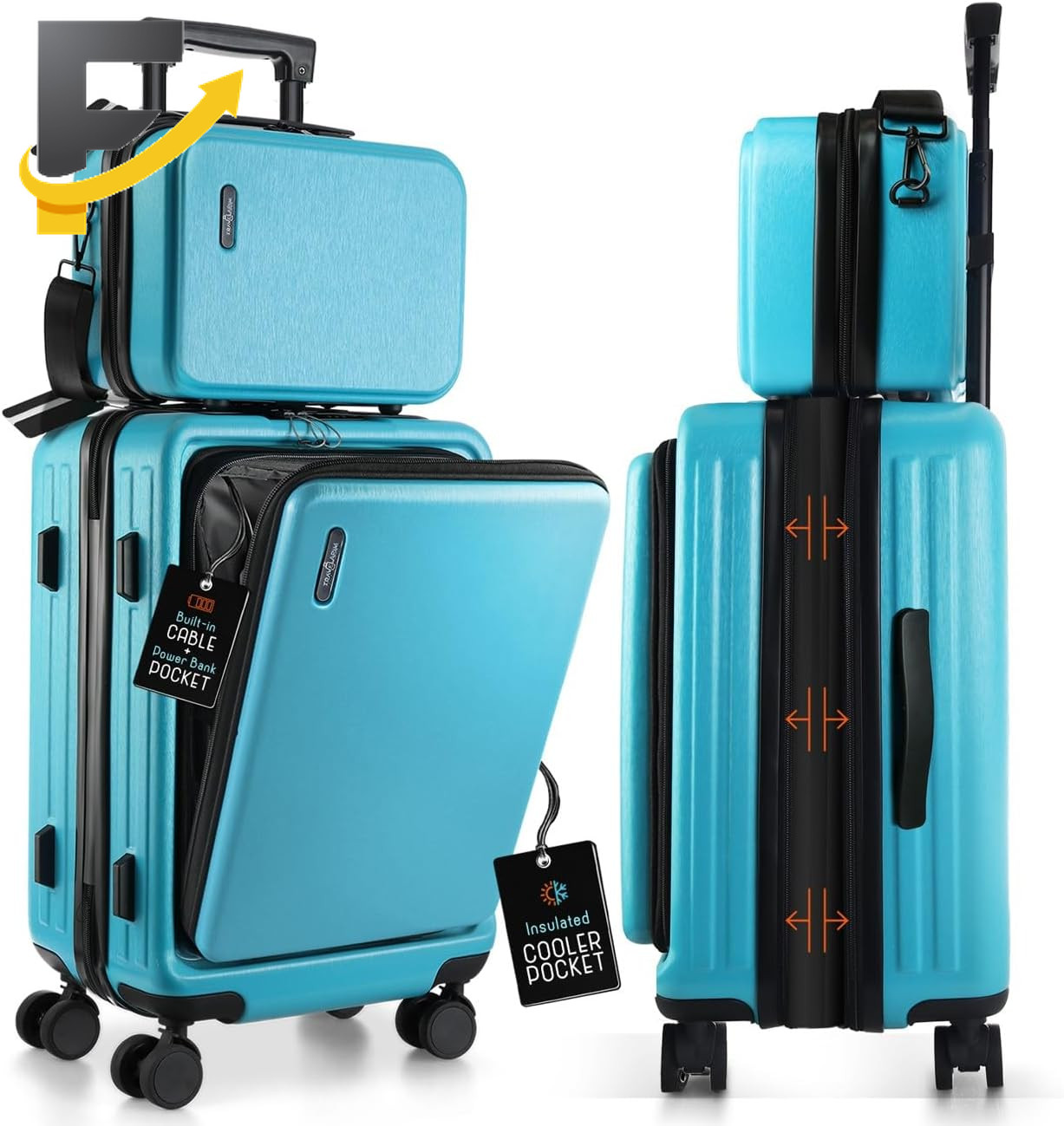 Expandable Teal 22 Inch FREE SHIPPING