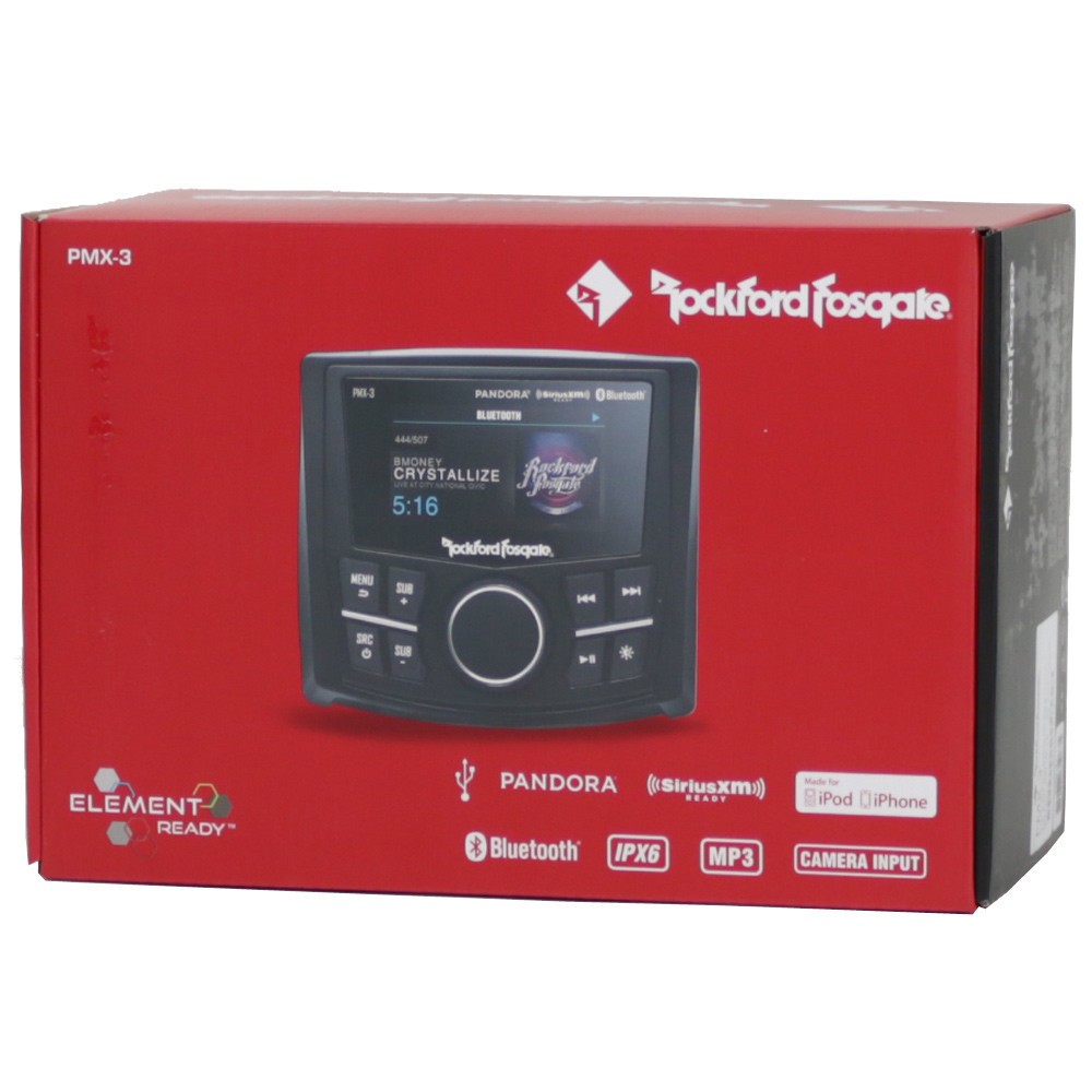 Rockford Fosgate PMX-3 Punch Marine Digital Media Receiver w