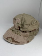 Military Cadet Army Camo Ball Cap Hat Size 7 1/4