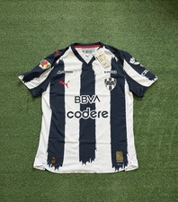 Rayados de Monterrey 2025/26 Home Soccer Jersey Size Men’s Medium NWT AUTHENTIC
