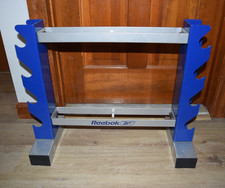 Soporte para mancuernas Reebok de 4 niveles soporte de peso pequeño gimnasio en casa soporte de fitness