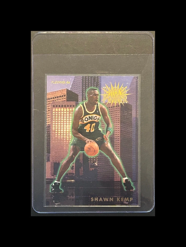 1993-94 Fleer Shawn Kemp #11 Tower Of Power Flawless Insert POP 3 Ships Fast🔥 - Image 3 of 3