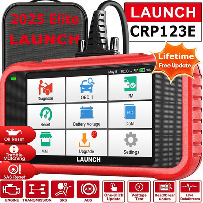 LAUNCH CRP123E ELITE Auto Diagnosegerät OBD2 Scanner Codeleser ABS SRS Motor