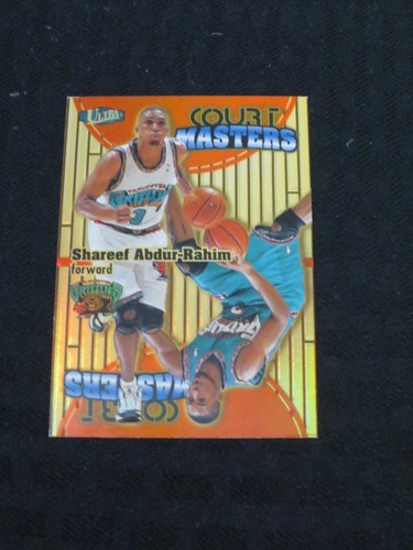 Shareef Abdur-Rahim #9 1997 Ultra Court Masters card