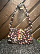 Vintage Vera Bradley Flap Shoulder Bag In Rar...