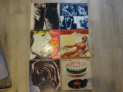 Lot 6 vinyl record albums Classic rock Rolling Stones