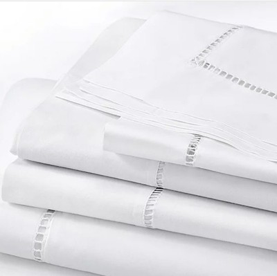 The White Company Santorini flaches Laken Queen Size Baumwolle 100 x 112 Zoll