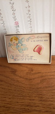 Vintage Newborn Tooth Congratulations Gift