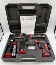 Snap-on Cordless Screwdriver W Charger 5 Batteries Flashlight Cp2021146