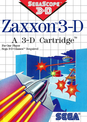 Zaxxon 3 D Sega Master System Box Art Fridge Magnet