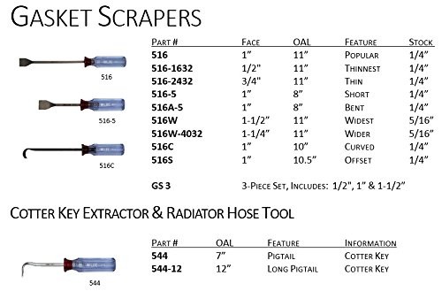 Wilde Tool 544-12.Z 12-Inch Cotter Key Extractor And Install Tool (544-12.Z/HT) - Imagen 3 de 3