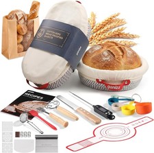 Sourdough Starter Kit Cotton Rope Sourdough Bread Baking Supplies 9'' Round