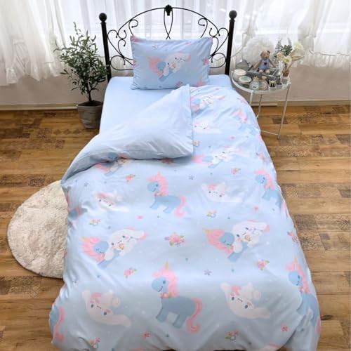 Sanrio Cinnamoroll Bed Sheets Set Duvet Cover Fitted Sheet Pillow Case SB-684-S - Picture 1 of 1