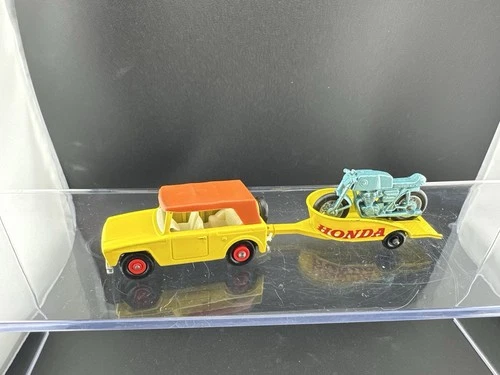 Lesney Matchbox Truck, Trailer, Cycle