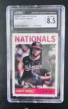 James Wood Rookie Card 2025 Topps Archives #64 Nr/Mint 8.5