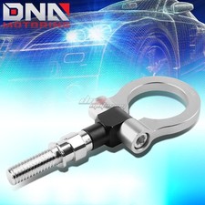 7 Aluminum Frontrear Silver Racing Tow Hook M18x2.5 Thread For 09-13 Honda Fit