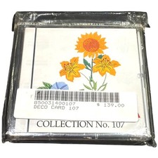 Studio Bernina Deco Card 107 Floral Embroider...