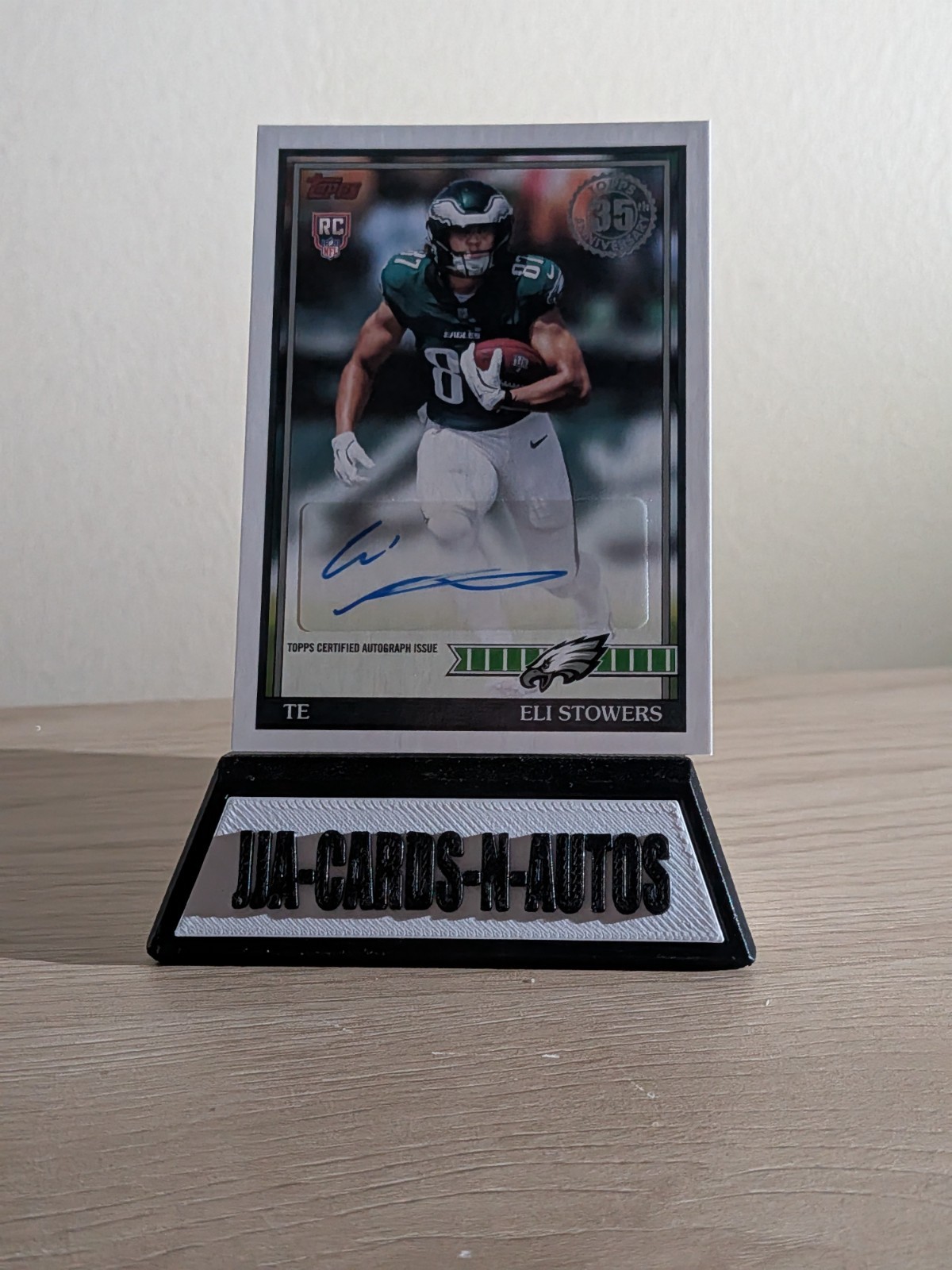 2026 Topps Flagship Eli Stowers RC Auto 1991 Philadelphia Eagles