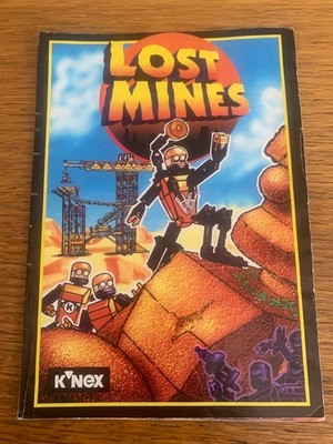 1998 Knex Lost Mines Mini Comic Book -  K'nex 94000-  Rare