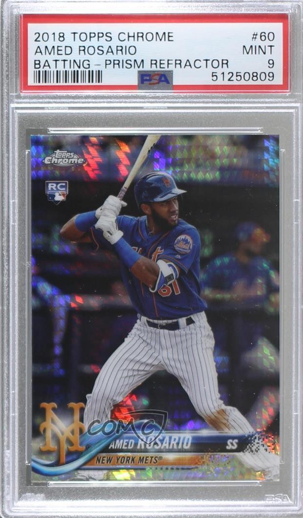 2018 Topps TOPPS HOLIDAY Prism Refractor #10 Amed Rosario front