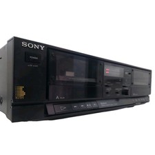 NEW &bull; Sony TC-W390 Dual Stereo Cassette Deck &bull; Made in Japan &bull; Tested Working 🔥
