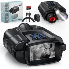 Night Vision Binoculars 4K Infrared 5000mAH Rechargeable 8X Digital Zoom 600 M