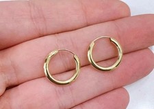 Orecchini ORO GIALLO a forma di Cerchio  ORO 18KT 750% 