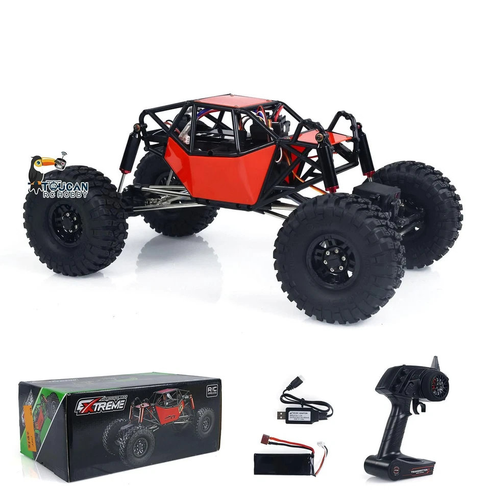 RTR RC 1:10 Off Road Truck 4X4 Radio Control Rock Crawler Electric Truck Radio - Image 3 of 4
