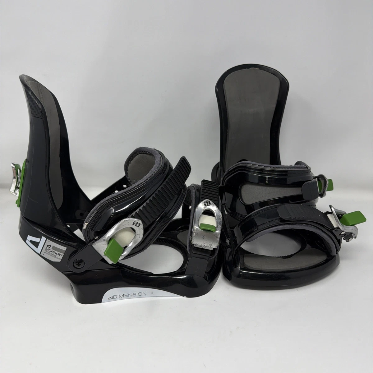 Morrow Invasion Snowboard Bindings Size L Black PowerShift Adjustable Morrow Snowboarding Ski, Snowboard & Snowshoe Bindings | eBay main image 4
