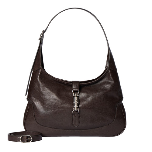 GUCCI $3450 Jackie 1961 Medium Dark brown Shoulder Bag New & Authentic