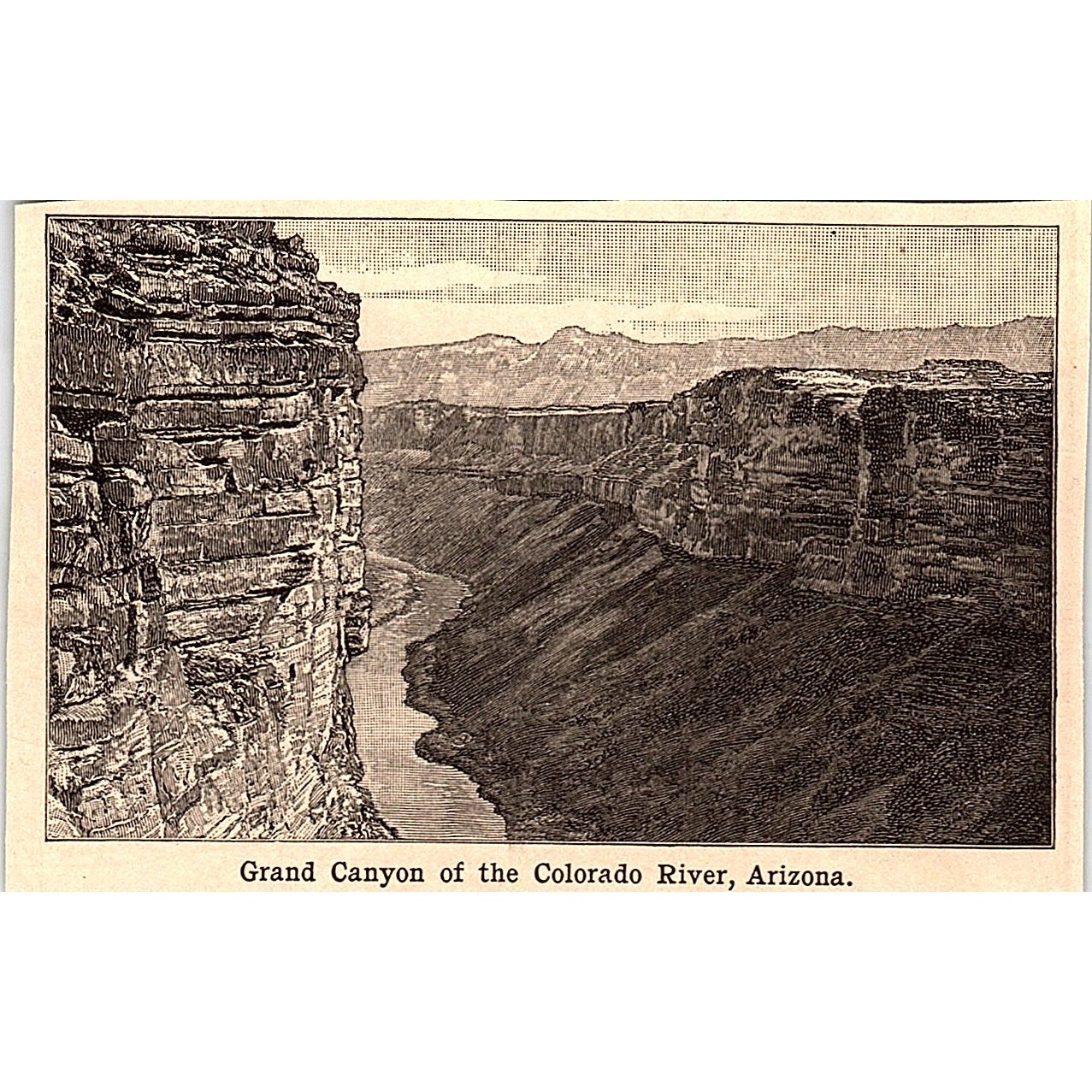 Grand Canyon of the Colorado River Arizona 3x4