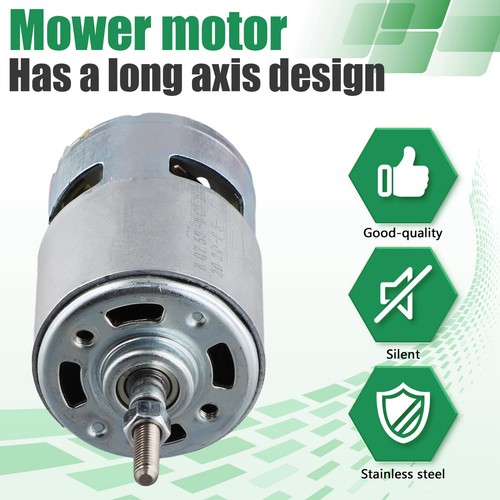755 DC Motor for Trimmer 21V Grass Cutter Motor with Long Shaft for9792 - Picture 2 of 7