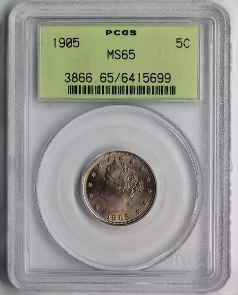 1905 Liberty Nickel PCGS MS65 OGH - Image 3 of 4