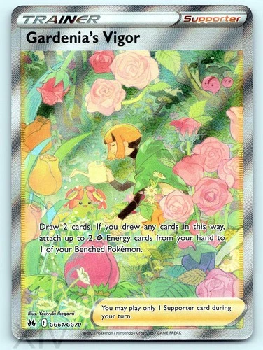 Gardenia's Vigor GG61/GG70 Pokemon Crown Zenith Galarian Gallery Ultra Rare