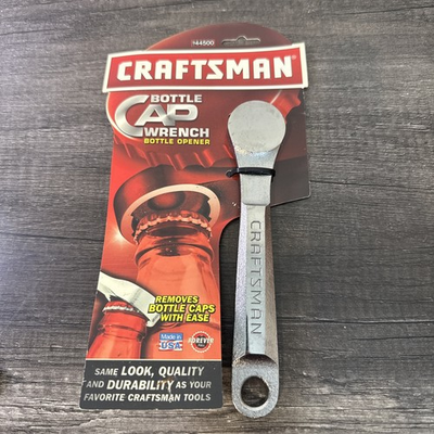 #ad #ad USA MADE VERSION SEARS Craftsman Bottle Cap Wrench Bottle Opener 44500 NOS $42.00