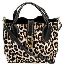 New Marc Jacobs The Reporter Leopard  Handbag 