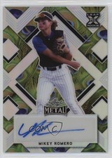 2022 Leaf Metal Peacock Prismatic 4/4 Mikey Romero #BA-MR1 Auto 4z8