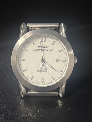 Avialic Automatik Herren-Uhr, Edelstahlgehäuse, 3 ATM