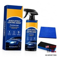 Car Coating Spray, Quick Detailer Spray Wax for Auto, 4 fl oz Spray-On