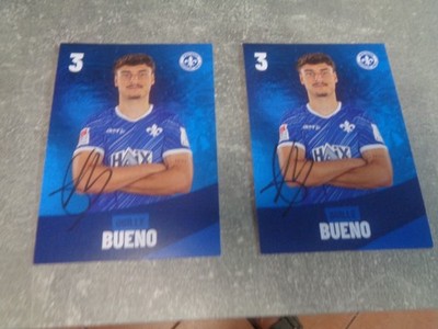 Guille Bueno 2 AK !!!   Darmstadt 98 2024/25  24/25 original signiert 2 Karten