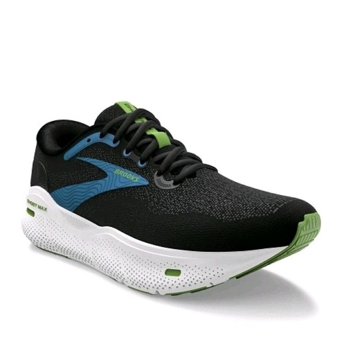 Brooks Ghost Max Laufschuhe schwarz atomic blau Größe 14 Weite 1104062E060 gebraucht, in einwandfreiem Zustand