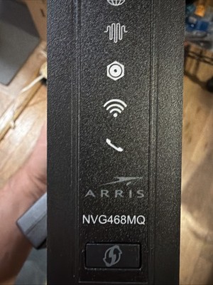 ARRIS NVG468MQ 4 Ports Frontier Router - Black