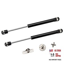 2 Pack Extended 10 inch Gas Prop Force 200N/44LB Gas Struts   Black Gas