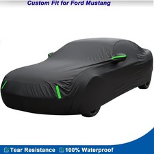 100 Waterproof Car Cover Custom Fit For Ford Mustang All-weather Sunshade