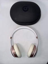 Beats Solo3 Wireless On-Ear Rose Gold A1796 Apple Headphones  Case. Needs Pads