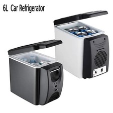 6L Portable Compact Mini Fridge 12V Car Refrigerator Freezer for Camping Travel