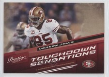 2010 Playoff Prestige Touchdown Sensations Vernon Davis #18 wd9