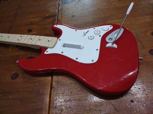 Xbox One Rock Band 4 Target esclusivo pacchetto rosso Fender batteria chitarra wireless - Foto 17 di 24